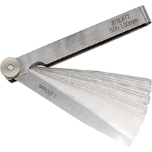 MCS Tapered Metric Feeler Gauge Set