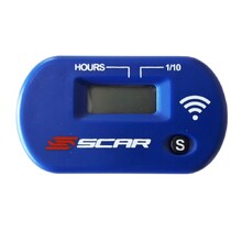 Scar Racing Blue Wireless Hour Meter