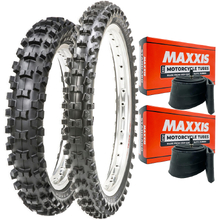 Maxxis MX-ST 2.75-10 Rear 60/100-12 Front Mid/Soft Tyre & Tube Set