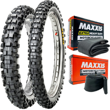 Maxxis MX-IT 110/100-18 Rear 80/100-21 Front Intermediate Tyre & Tube Set