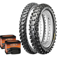 Maxxis MX-IH 80/100-21 Front & 110/90-19 Rear Tyre & UHD Tube Set