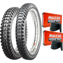 Maxxis TrialMaxx 4.00-18 Rear 2.75-21 Front Tyre & Tube Set
