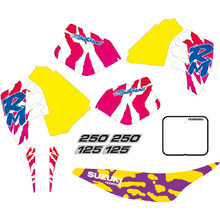 Tecnosel Suzuki RM125/250 89-92 Team Replica Graphics Kit