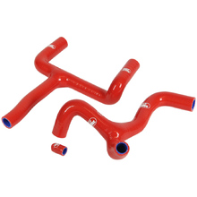 Samco Beta RR350-430 14-17 EFI Thermostat Bypass Red Radiator Hose Kit