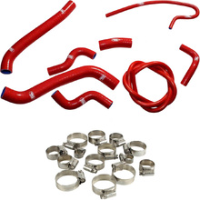 Samco Honda CRF450L/RL 19-25 Red Radiator Hose and Clip Kit Combo
