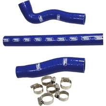 Samco Husqvarna TC125 19-20 Blue Radiator Hose and Clip Kit Combo