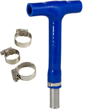 Samco Husqvarna TC/FC 19-22 TE/FE 20-23 Blue Frame T-Piece and Clip Kit Combo