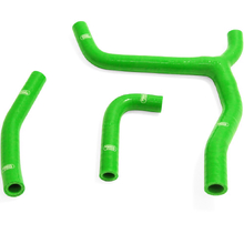 Samco Kawasaki KX250F 25-27 'Y' Piece Race Design Green Radiator Hose Kit