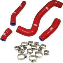 Samco Gas Gas MC250F 21-23 OEM Red Radiator Hose and Clip Kit Combo