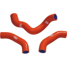 Samco KTM 450/500EXCF 20-21 Thermostat Bypass Orange Radiator Hose Kit