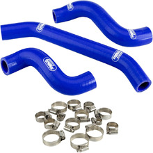 Samco Husqvarna FC450 23-27 Blue Radiator Hose and Clip Kit Combo