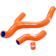Samco KTM 250EXCF 14-16 350EXCF 12-16 Thermostat Bypass Orange Radiator Hose Kit
