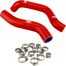 Samco Gas Gas ES 700 22-25 Red Radiator Hose and Clip Kit Combo