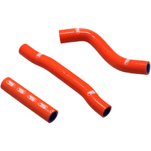 Samco KTM 250/350EXCF 17-19 250/350SXF 16-18 Thermostat Bypass Orange Radiator Hose Kit