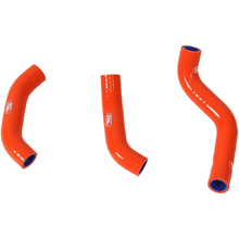 Samco KTM 450/500EXCF 17-19 Thermostat Bypass Orange Radiator Hose Kit