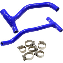 Samco Sherco 450SEF-R 15-18 Blue Radiator Hose and Clip Kit Combo