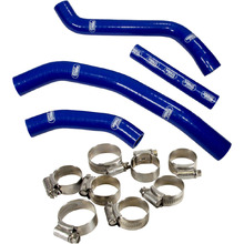 Samco Yamaha YZ250F 24-25 Blue Radiator Hose and Clip Kit Combo