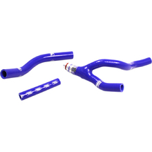 Samco Yamaha YZ250F 14-18 'Y' Piece Race Design Blue Radiator Hose Kit
