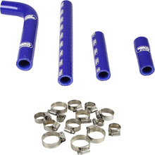 Samco Yamaha YZ/WR400-426F 98-02 Blue Radiator Hose and Clip Kit Combo