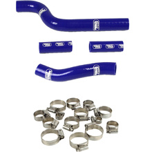 Samco Yamaha YZ250 00-25 Blue Radiator Hose and Clip Kit Combo