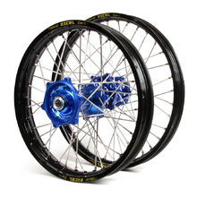 Talon/Excel Takasago Kawasaki KX80/85 SW 93-25 17"/14" Black/Blue Wheel Set