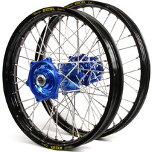 Talon/Excel Takasago Sherco SE/SEF 19-23 21"/18" Black/Blue Wheel Set