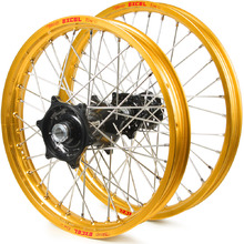 Talon/Excel Takasago Kawasaki KLX450R 07-24 21"/18" Gold/Black Wheel Set