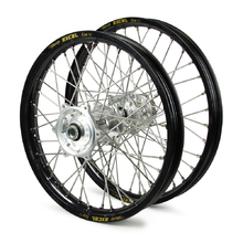 Talon/Excel Takasago KTM/Husqvarna/GAS GAS 65 16-23 14"/12" Black/Silver Wheel Set