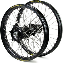 Talon/Excel Takasago Yamaha YZ250/450F 14-27 21"/19" Black Wheel Set
