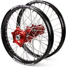Talon/SM Pro Platinum Suzuki RM85 SW 02-27 17"/14" Black/Red Wheel Set