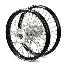Talon/SM Pro Platinum Yamaha YZ85 SW 02-27 17"/14" Black/Silver Wheel Set