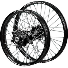 Talon/SM Pro Platinum KTM/Husqvarna/GAS GAS 65 16-23 14"/12" Black Wheel Set