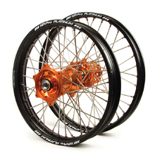 Talon/SM Pro Platinum KTM 65 SX 12-15 14"/12" Black/Orange Wheel Set