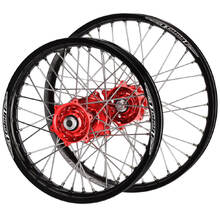 Talon Yamaha YZ125/250X 16-25 21"/18" Red/Black Wheel Set