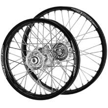 Talon KTM SX/SXF 13-15 21"/18" Silver/Black Wheel Set