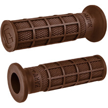ODI Road V-Twin Hart Luck Full Waffle Single Ply 1" Brown Grips