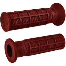 ODI Road V-Twin Hart Luck Full Waffle Single Ply 1" Dark Red Grips