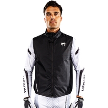 Venum MX Basics Black/White Sleeveless Windbreaker