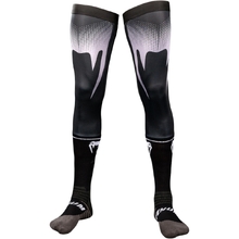Venum MX Basics Black/White Knee Brace Socks