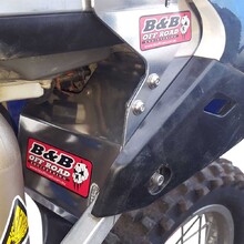 B&B Offroad Yamaha YZ250-450FX 15-19 Silver Electronics Cover
