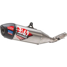 Yoshimura Honda CRF450R 21-24 RS-12 Stainless Slip-on Muffler with Carbon End Cap