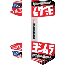 Yoshimura RS-12 Badge Muffler Decal Set