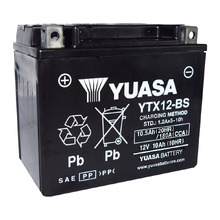 Yuasa YTX12-BS 12V MF Motorcycle Battery