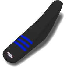 MotoSeat Yamaha YZ 125/250 3-Rib Black/Blue Seat Cover