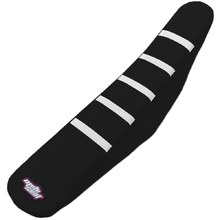 MotoSeat Yamaha YZ250F 19-23 YZ450F 18-22 5 Rib Black/Black/White Seat Cover