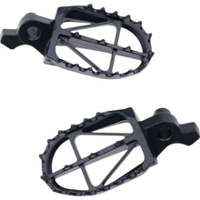 Zeta Yamaha YZ250F 24-27 YZ450F 23-27 Black Wide Footpegs