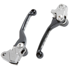 Zeta FP YZ250/450FX Black 3 Finger Pivot Lever Set