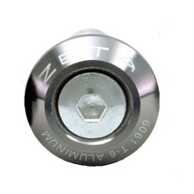 ZETA 29mm Grey/Titanium Bar End Plugs