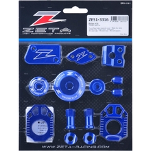 Zeta Yamaha YZ250F 14-23 YZ450F 14-22 Blue Billet Bling Kit