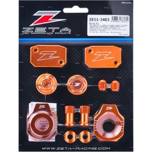 Zeta KTM EXC/EXCF Orange Billet Bling Kit